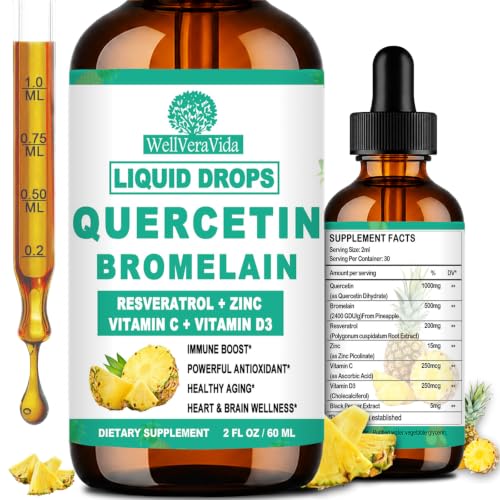 Quercetin with Bromelain, Quercetin 1000mg...