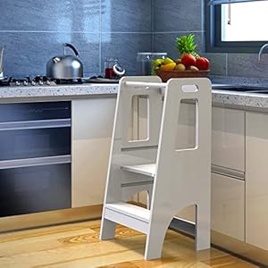 Toddlertowerwoodentoddlerkitchenstoolhelperheightadjustablekidskitchenstepstoollearningtowerforbathroomandbedroomcounterworkingnaturalbamboowhite Urban Country Home Decor Toddler tower wooden toddler kitchen stool helper height adjustable kids kitchen step stool learning tower for bathroom and bedroom counter working natural bamboo white urban country home decor