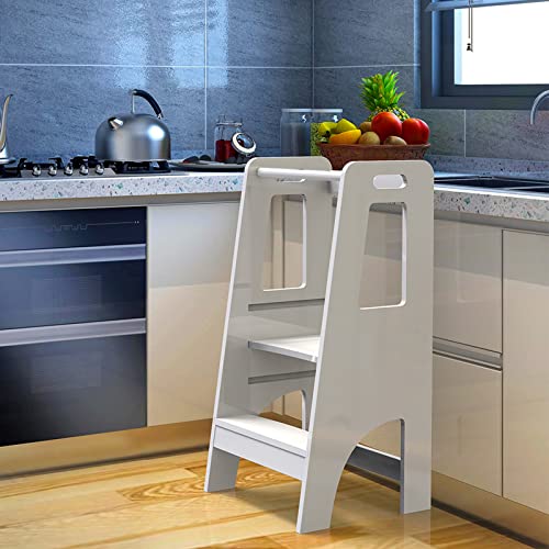 Toddlertowerwoodentoddlerkitchenstoolhelperheightadjustablekidskitchenstepstoollearningtowerforbathroomandbedroomcounterworkingnaturalbamboowhite Urban Country Home Decor Toddler tower wooden toddler kitchen stool helper height adjustable kids kitchen step stool learning tower for bathroom and bedroom counter working natural bamboo white urban country home decor