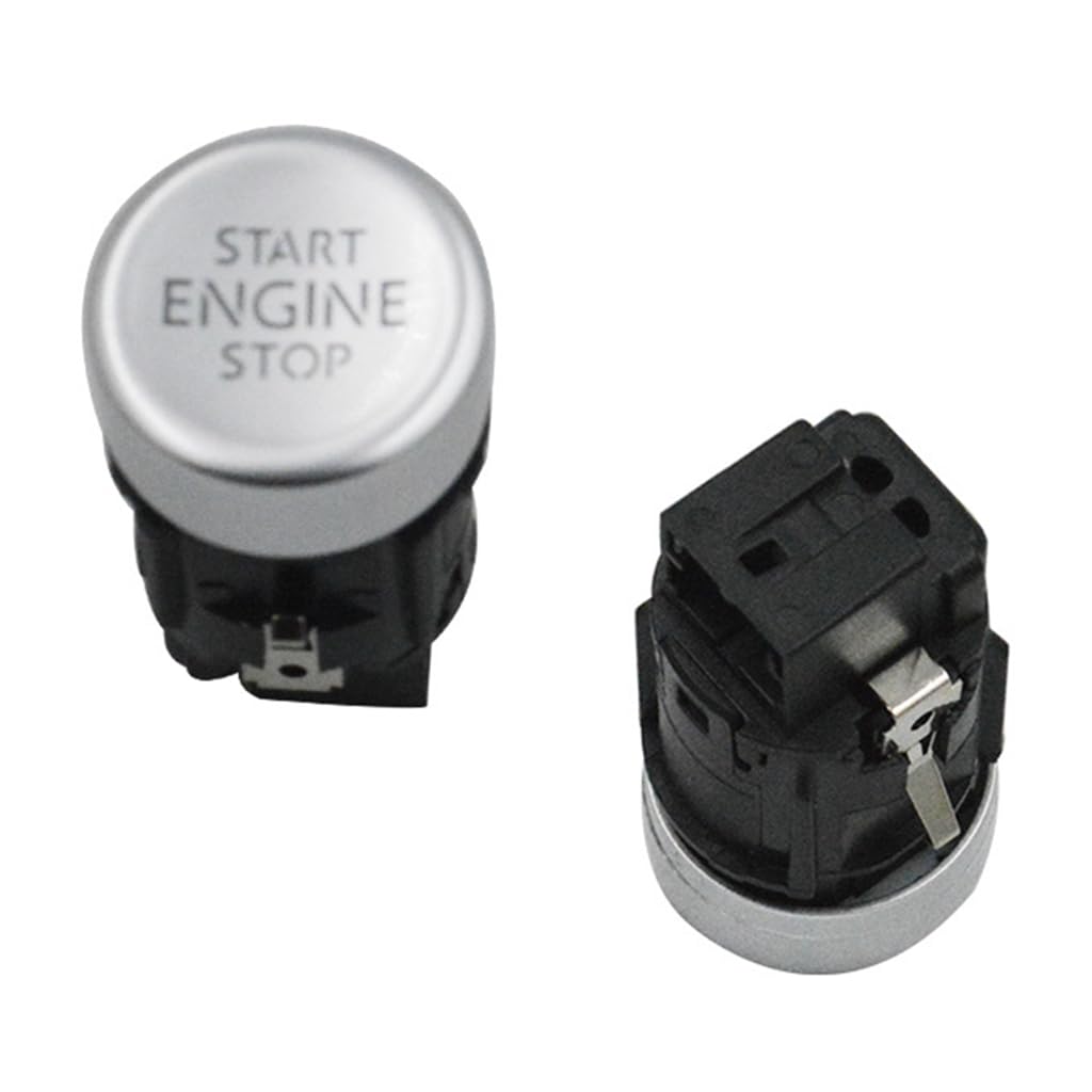 Auto Start-Stop-Schalter Drucktaster Zündung Startknopf für VW Golf 7/7.5 2015-2020, Start Stop Schalter Zündstarter Autozubehör