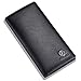 Mercedes Benz Long Wallet with 11 Credit Card Slots ID Holder - Genuine Leather
