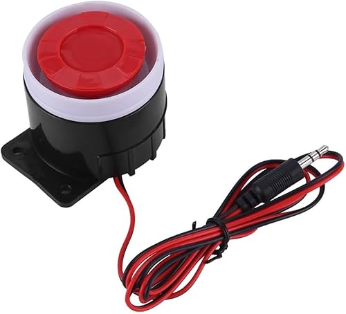 Miniatura 7 de Mini bocina con cable 12V sonido para oficina en casa tienda garaje seguridad advertencia sistema de alarma