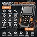 JUTA D50 OBD2 Scanner Car and Truck Code Reader Heavy Duty HD Diesel Diagnostic Scan Tool 2 in 1 Auto Clear Check Engine Fault Light