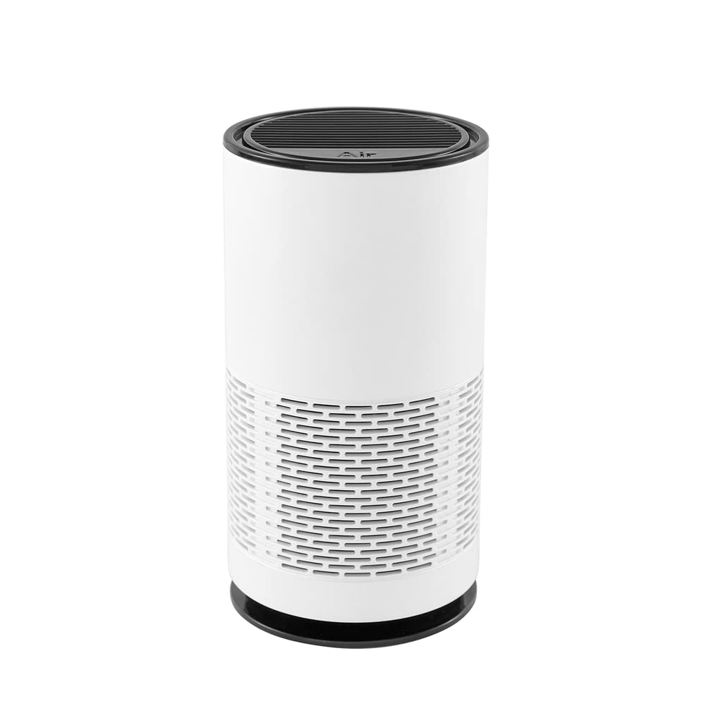 Samochodowy oczyszczacz powietrza do domu oczyszczacz filtry HEPA oczyszczacz biurkowy ładowany przez USB przenośny dyfuzor oczyszczacza powietrza - biały