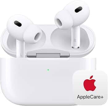 Apple AirPods Pro 2 Wireless Earbuds + AppleCare+ for Headphones