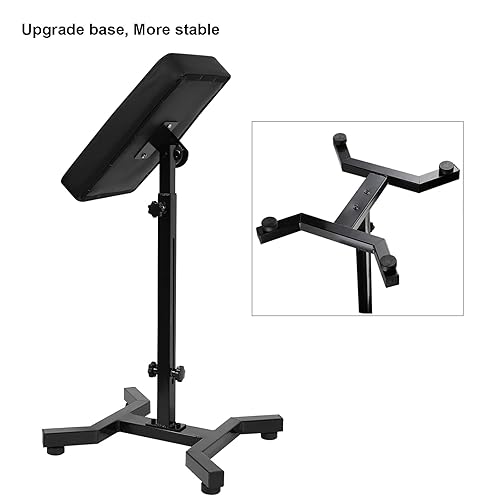 Miniatura 6 de HUOXOU Reposabrazos de tatuaje, soporte para brazos de tatuaje, tatuaje de reposabrazos, reposabrazos de tatuaje, estabilidad de base de cuatro