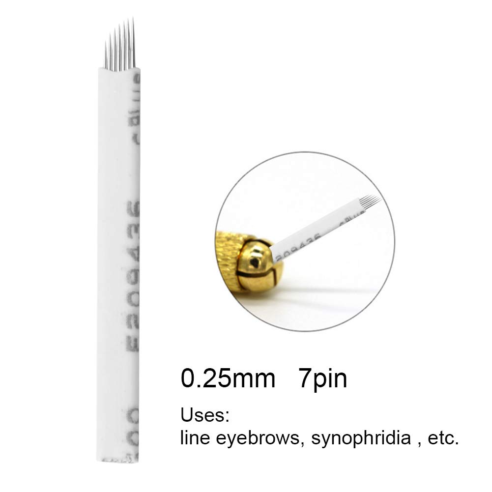 Microneedle Eyebrow Tattoo Blade Kuuleyn 9 Types Microblading Needles Kits - Image 3
