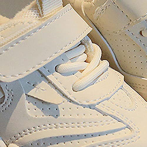 Unisex Kids Solid Color Shoes Spring Autumn New Solid Color Plus Velvet Breathable Non Slip Children's Casual3