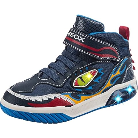 Geox Boys J Inek Sneakers in Navy Lt Blue Cover