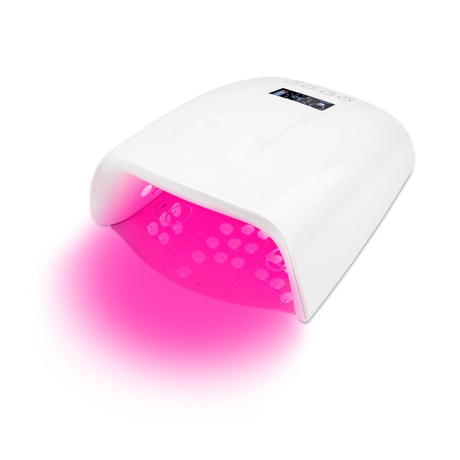 Lampa LED UV do paznokci Lampa LED UV do paznokci Bezprzewodowa CZERWONA lampa Bezprzewodowa 60 W Lampa LED UV do paznokci do utwardzania lakieru żelowego Bezprzewodowa z baterią litową 60 W Pro Light
