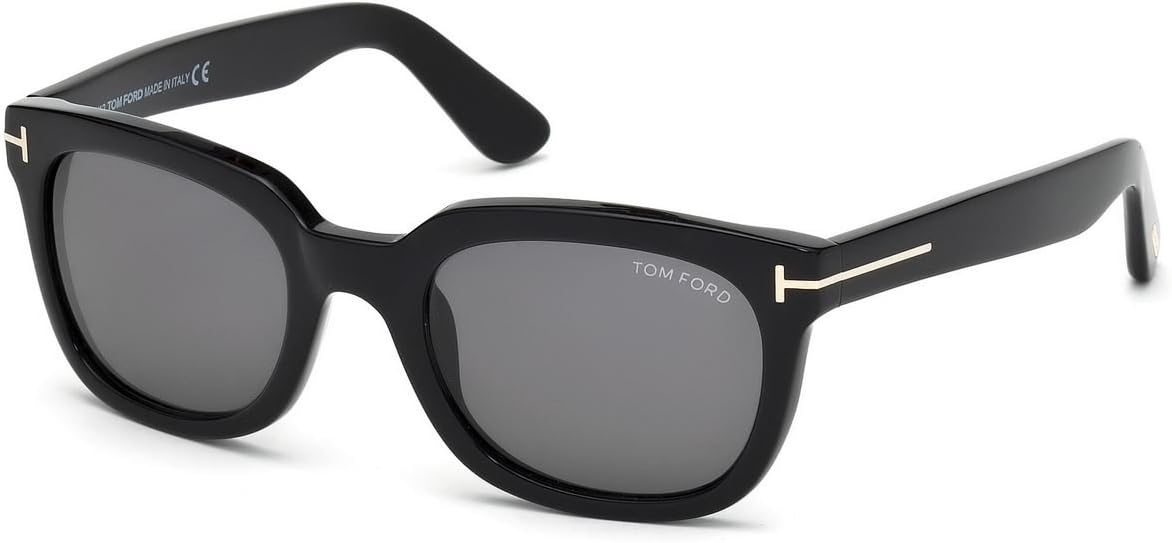Tom Ford TF 198 01A CAMPBELL BLACK Sunglasses - 53mm