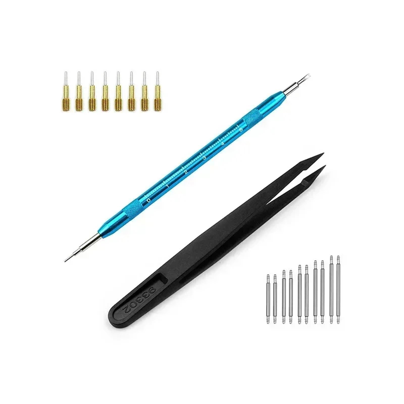 Kit De ReparacióN De Relojes 29 Uds conjunto de herramientas de reparación de relojes abridor de relojes Kit de herramientas de reparación reloj palanca cuchillo destornillador Pin martillo conjunto f