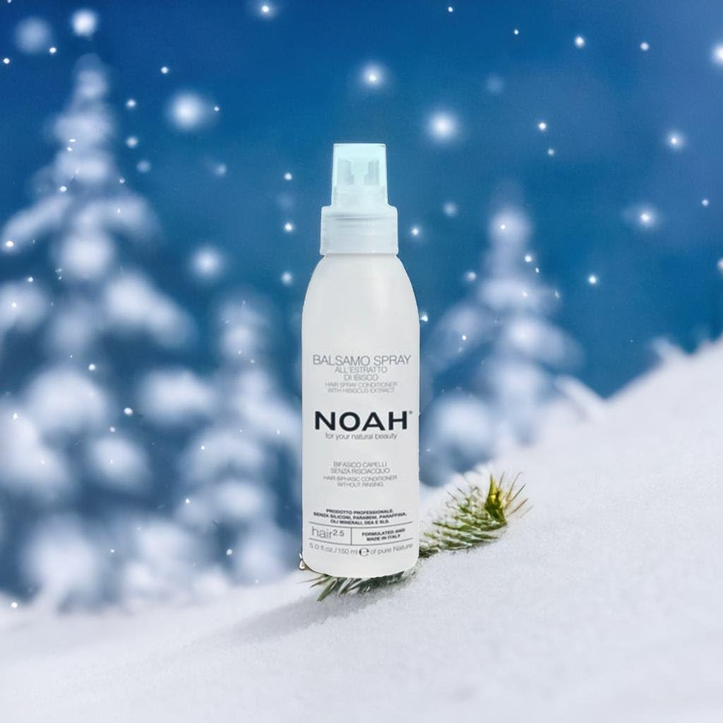 NOAH Après-shampoing biphasique pour cheveux sans rinçage avec mauve et aubépine 150 ml