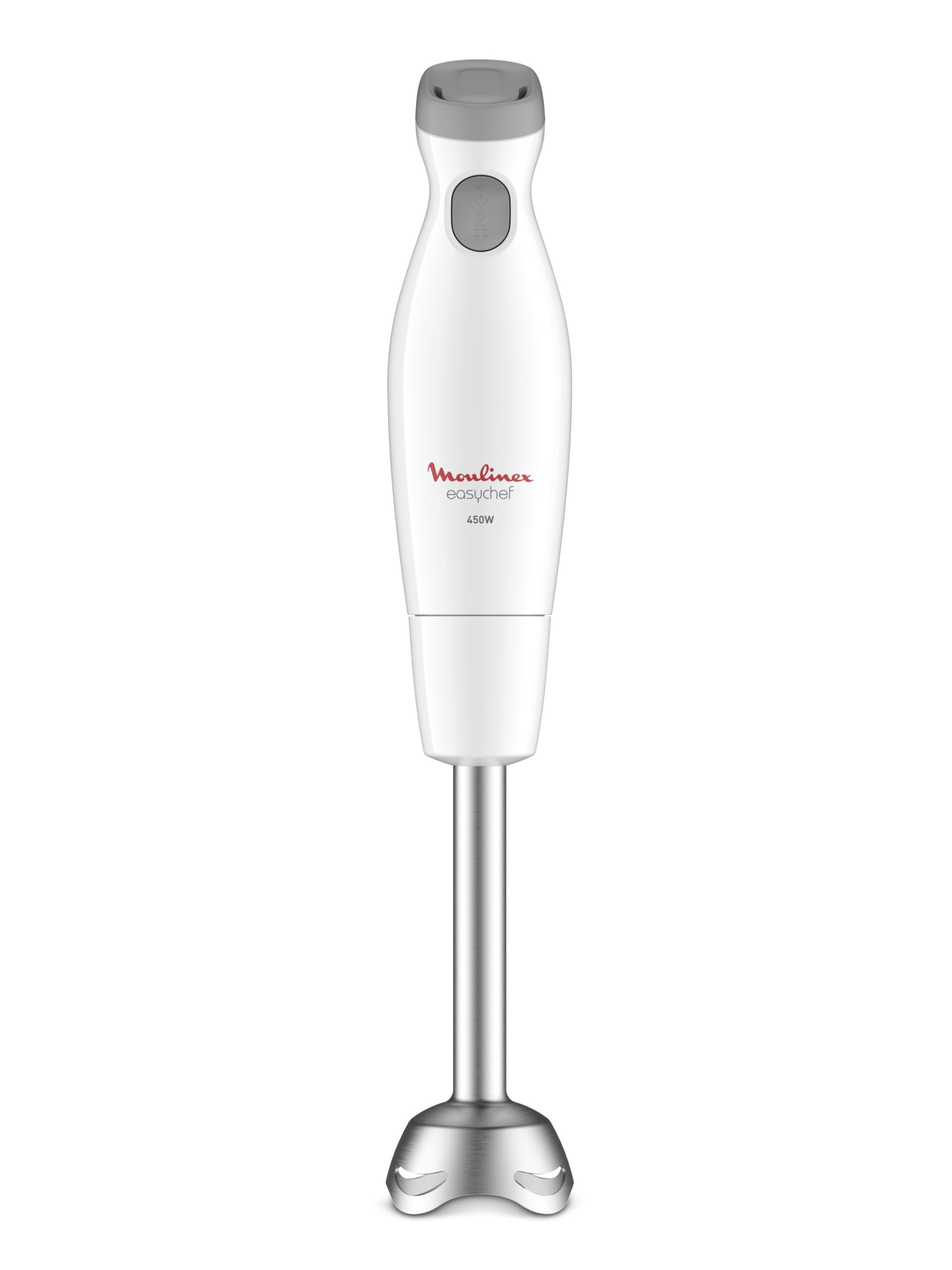 Moulinex Easy Chef, Frullatore a Immersione, 450 W per risultati rapidi, impugnatura ergonomica, design robusto, nero, DD4511