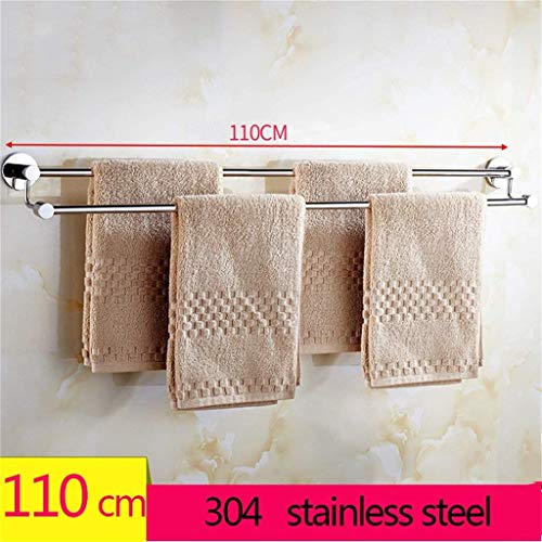 Porte-serviettes double mural pour éliminer l'humidité des draps de bain