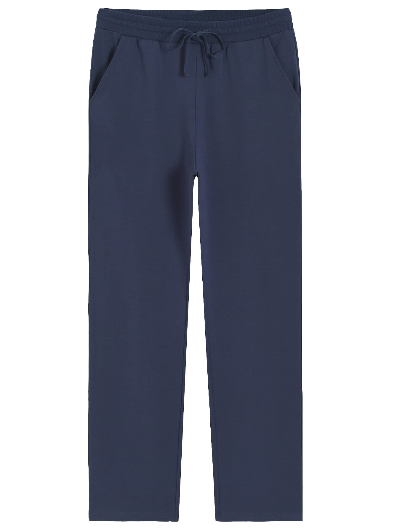 WeinteeMen's 34" Inseam Tall Cotton Sweatpants with Pockets