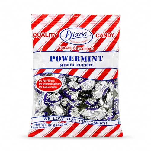 Diana Power Mint - Powerful Breath Mints Individually Wrapped - 90g Hard Candy Pouch (Pack of 2) image 3