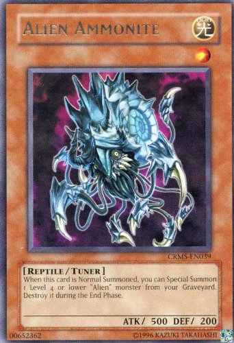 yugioh alien cards Yu-Gi-Oh! - Ammonite (CRMS-EN039) - Crimson Crisis - Unlimited Edition Style:Hail Caesar 5x Theros Beyond Death SEALED Authentic YuGiOh