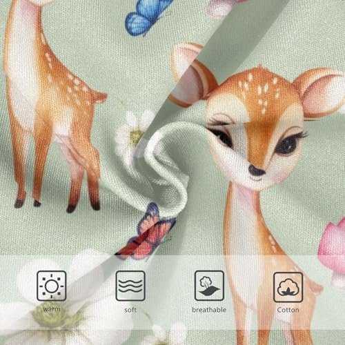 Joisal Fun Girls Underwear Toddler 2t Cotton Panties for Girl Cute Deer Pastel Briefs Girls Undies3