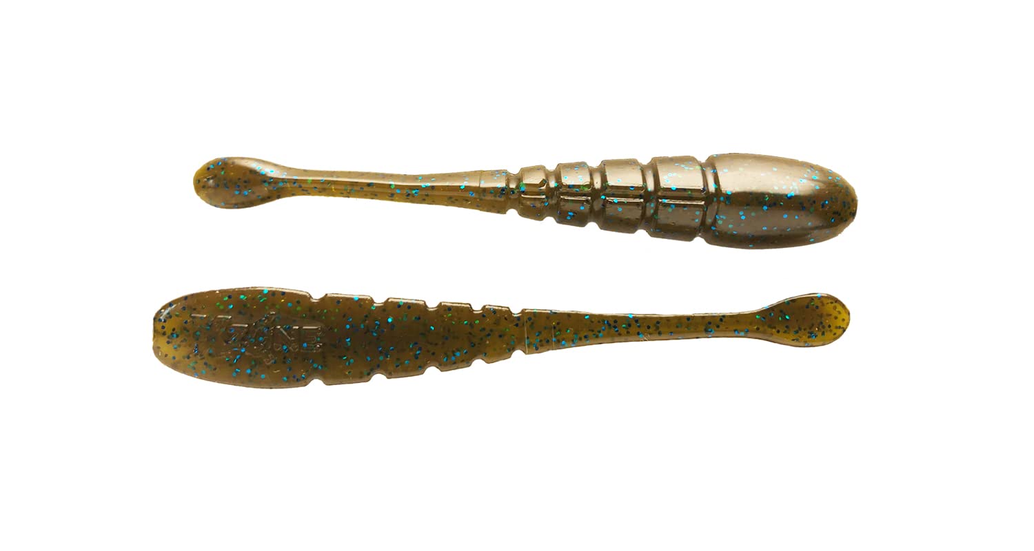 Lures Pro Series Slammer, Winning Drop Shot Baits for Bass That Fish Can't Resist, 4" (8 Pack)