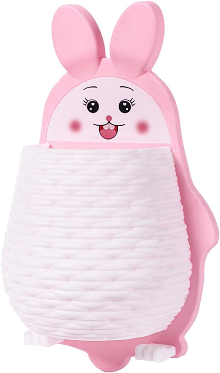 CALANDIS™ Storage Organizer Rack with Hook Rabbit Shape for Home Bathroom Pink | Storage Bins & Baskets | Home Organization | Household Supplies & Cleaning