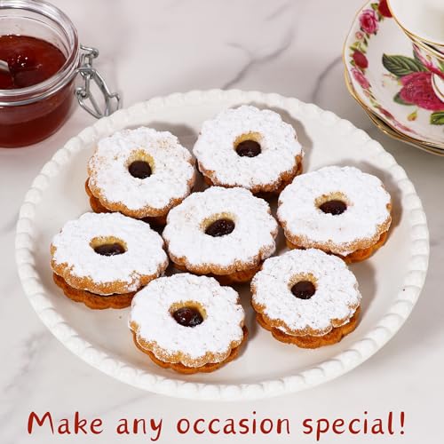 Linzer Tart Cookies | 10 Individually Wrapped Shortbread Cookies | Fresh & Delicious Italian Cookies | Linzer Tortes | Jelly Filled Cookies | Gourmet Cookies | 9 oz Stern’s Bakery - Image 4