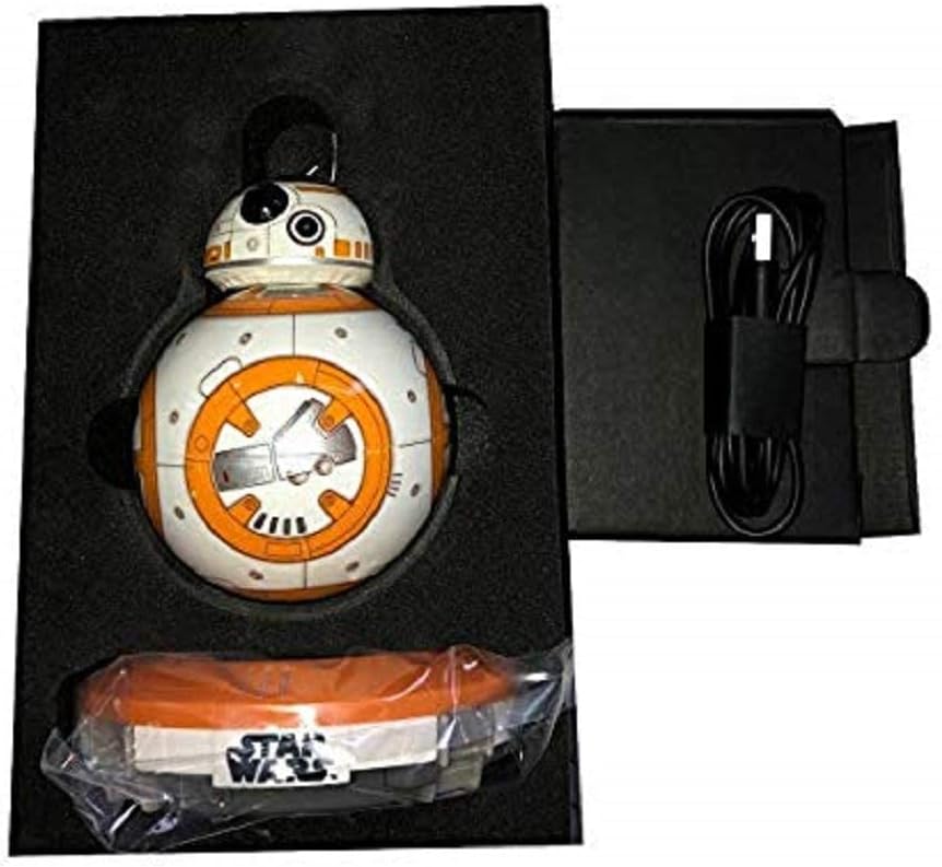Sphero Star Wars BB-8 Wars Toys, App Enabled Droid Robot White/Orange,R001ROW