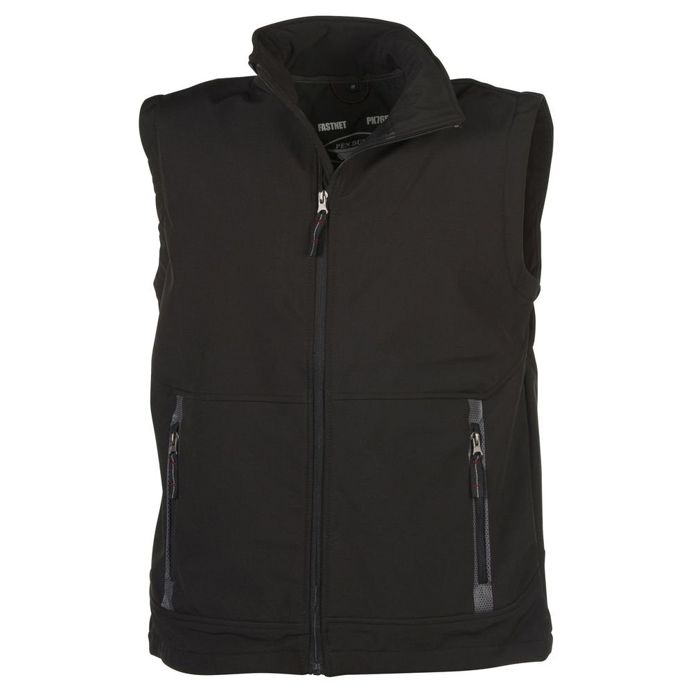 Chaleco softshell Fastnet Pen Duick negro XX-Large