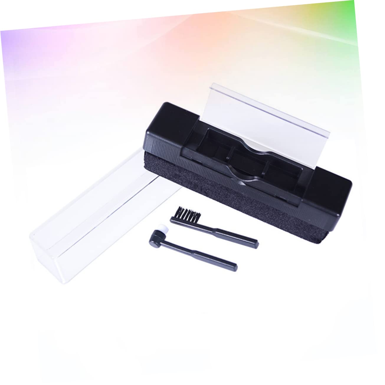Uonlytech 3sätze Platten Reinigungsbürste Für Schallplattenspieler Effizientes Reinigungsset Für Vinylschallplatten Entfernt Und Fingerabdrücke Schwarz