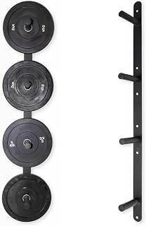 Signature Fitness Fitvids Weight Plate Storage Rack for Home Gym