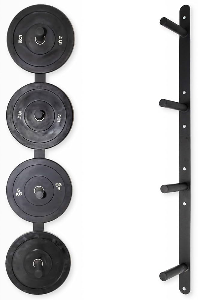 Fitvids Weight Plate Storage Rack, Weight Plate Holder Wall