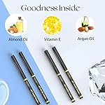 NOURISH MANTRA Jet Gaze Kajal Urban Rani - Combo - Black & Black 0.35g/ with Almond Oil, Argan Oil & Vitamin E/Intense Pigmentation/Smudge Proof/Water Proof/Long Lasting - Image 3