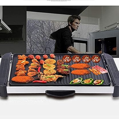 Generic Barbecue Grill Elektrischer Teppanyaki-Tischgrill, Antihaft-Grillplatte Promise, automatische Temperaturregelung… – Bild 6