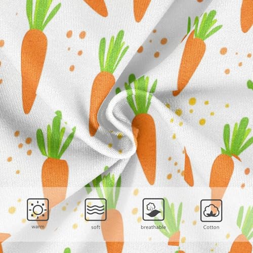 Joisal Cute Carrots White Toddler Underwear Floral 2t Cotton Panties Little Girl Stylish Briefs Kids Undies3