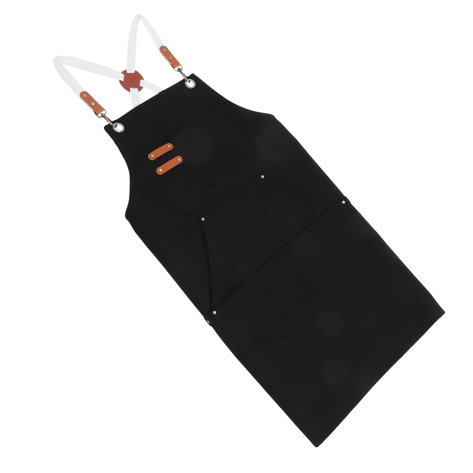 Tablier avec Multiples Poches pour Hommes en Toile Épaisse et Couverture Coupe Confortable pour Jardinage et Travail du Bois en Atelier