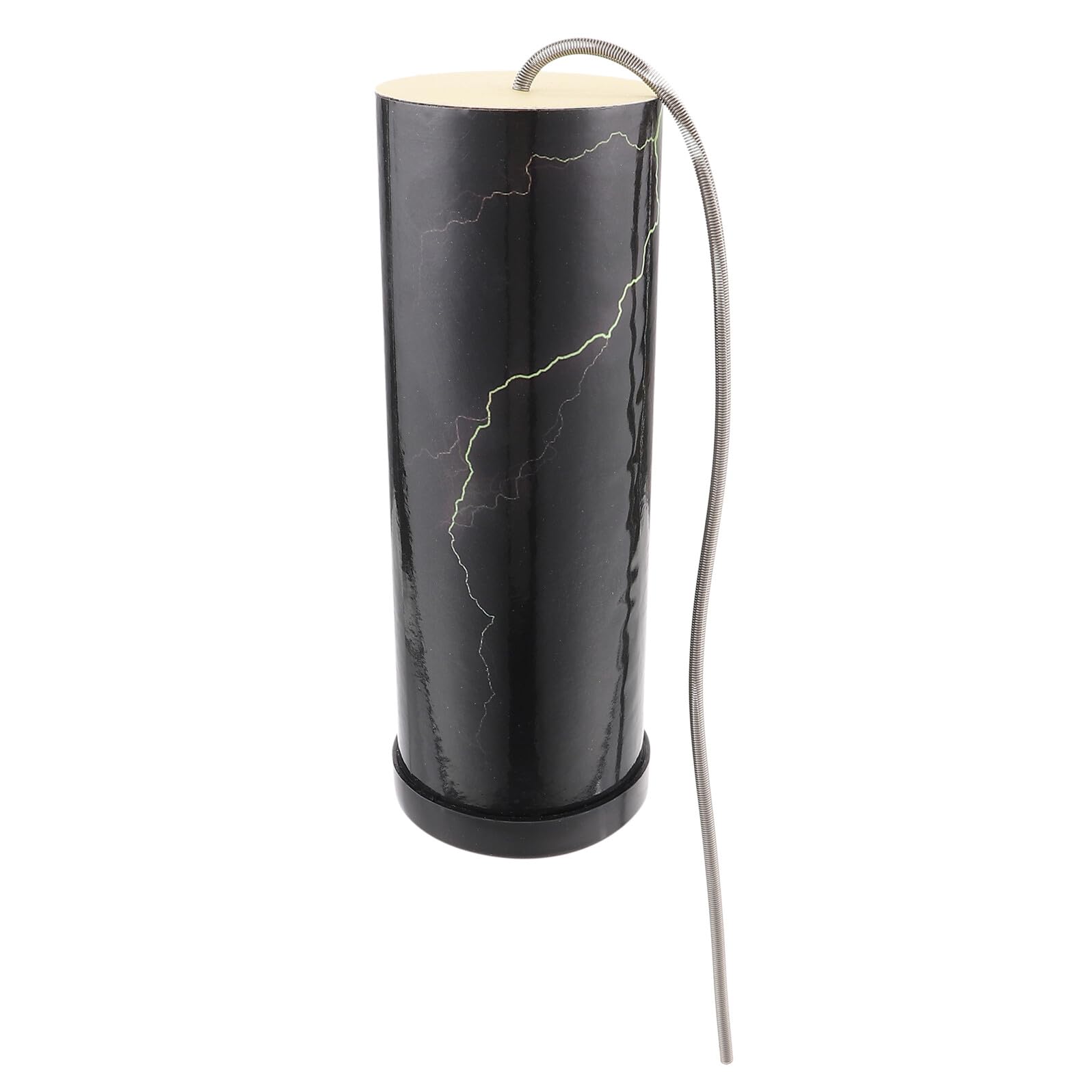 Juguete Musical de Percusión Pequeño de Madera y Muelle Negro