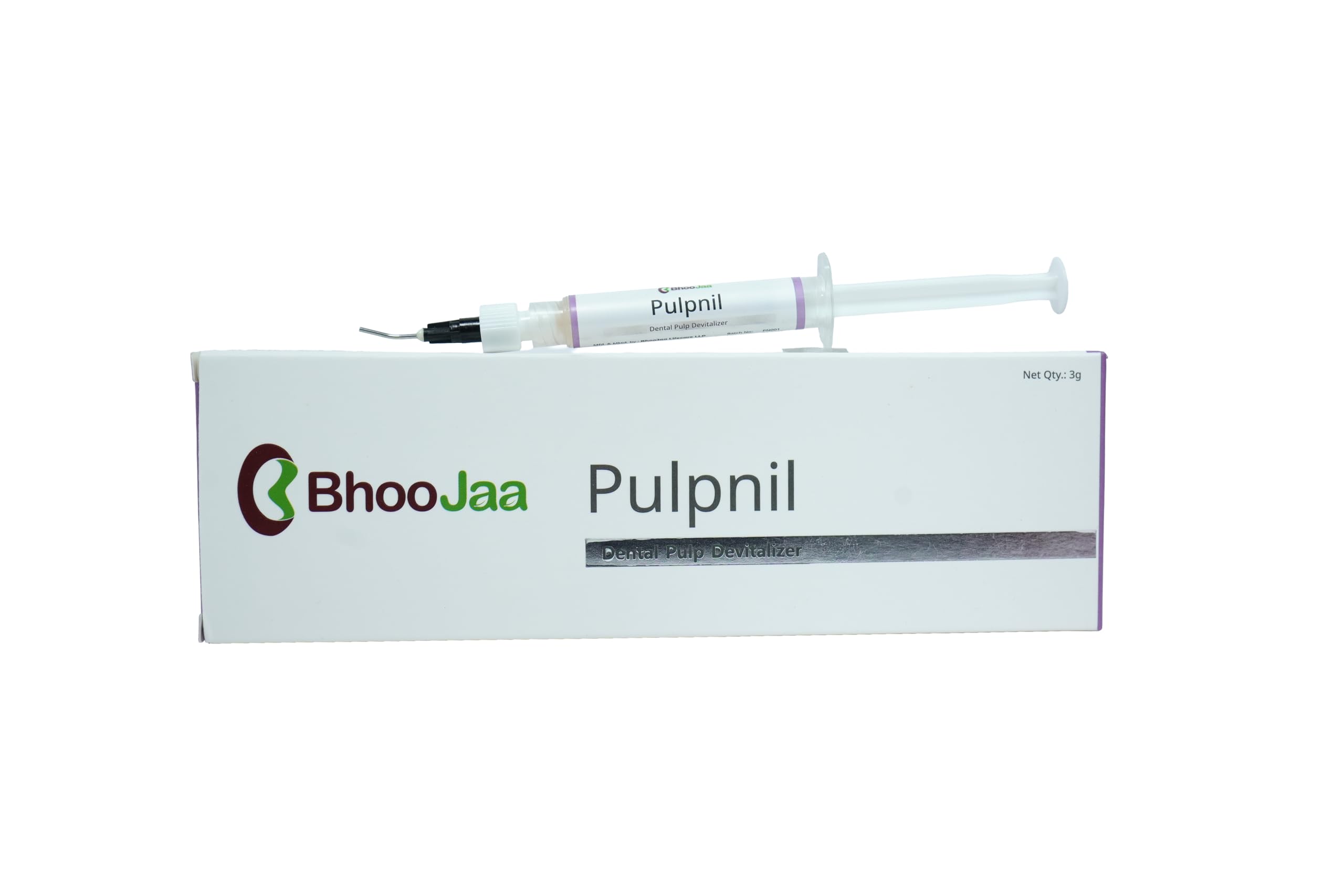 Pulpnil | Eugenol and Camphor-Based Tooth Pulp Devitalizer for professional dental use | 3g Syringe With 2 applicator tips Pack of 1-picture-33