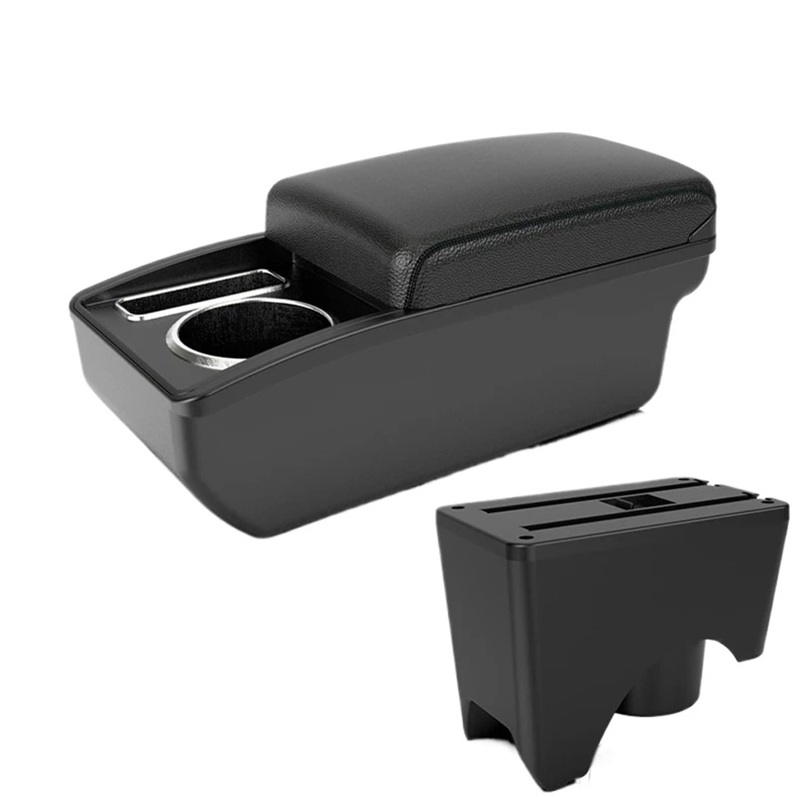 Mittelkonsole Auto Für MINI Für Cooper Für Countryman R50 R52 R53 R56 R57 R58 R60 F55 F56 F57 F60 Autoarmlehnenbox Nachrüst-Autozubehör Armlehnenbox Armlehnen Mittelkonsole(A2 Black line NO USB)