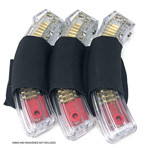 Adaptive Tactical Triple Mag Pouch For Ruger 10/22 30 Round Magazines Belt Mount #TOP3