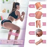 Bandes de résistance pour le travail, 5 Niveaux Bandes de boot pour les femmes Hommes, Bandes d'entraînement de vêtements Bandes pour l'exercice de résistance Loop pour les jambes Butt à la maison fitness, Yoga, Pilates