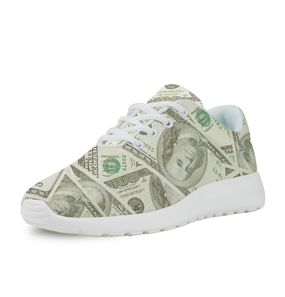 Money Shoes for Women Men Trail Running Casual Fashion Sneakers Slip-on Tennis Shoes