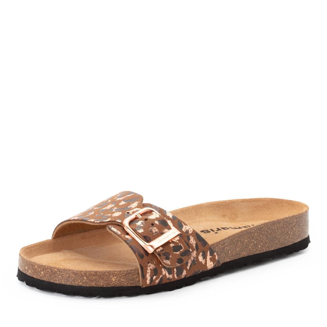 Tamaris Women Footbed Slide flat brown 6.5 UK