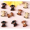 20pcs Fun Cow Silicone Beads Craft Essential for Project Jewelry Friendship Bracelets Party Supply Craft Beads for Jewelry Parent Activity #3
