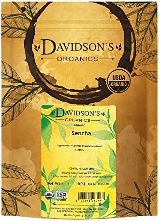 Davidson's Tea Bulk, Sencha, 16-Ounce Bag