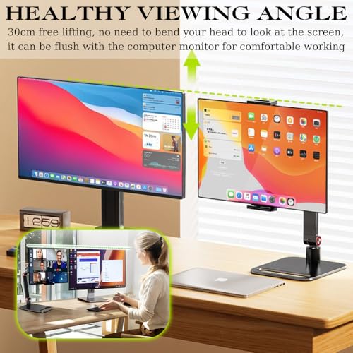 Support moniteur bureau pivotant 360 pour ecran portable et tablette 6-17.3