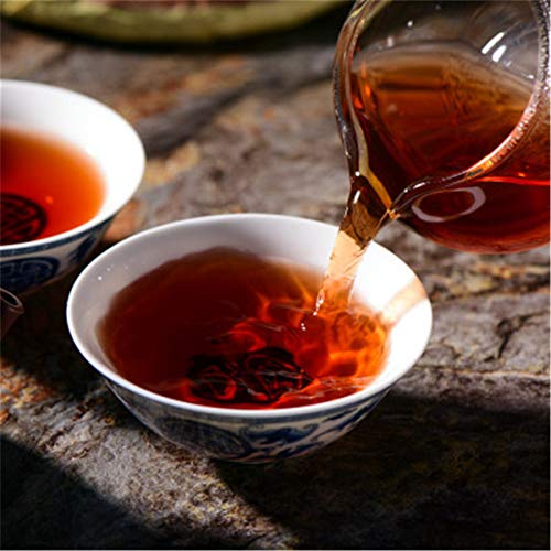 357g Yunnan Run Pin Seven Son Puerh té maduro Puerh té Pu Er té comida verde - Imagen 7