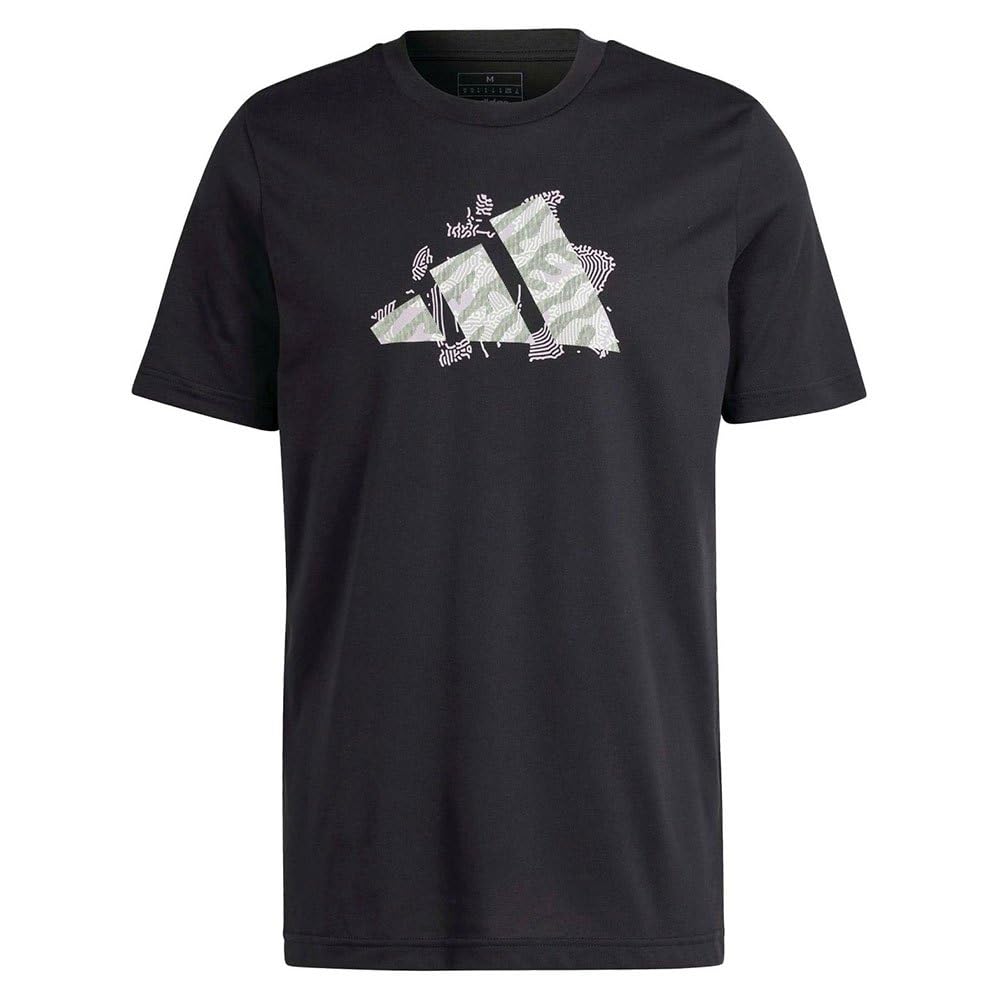 adidas Men's Aeroready Tennis Logo Slam Graphic Tee T-Shirt