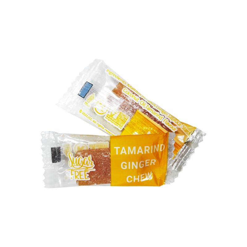 Melting Sweet SUGAR FREE Candy Tamarind Ginger Chews (3.7 Ounces, Pack of 2) image 4