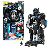 Fisher-Price Imaginext DC Super Friends Bat-Tech Batbot, Transforming 2-in-1 Batman Robot and Playset with Lights and Sounds for Kids Ages 3-8