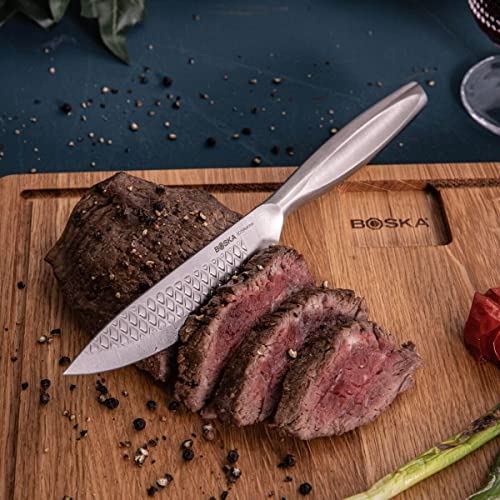 Image of BOSKA Chef Knife Set Monaco+ Steak Knife Set Includes 4 Stainless Steel Steak Knives Set for Kitchen - Ultra Sharp Professional Durable Kitchen Knives